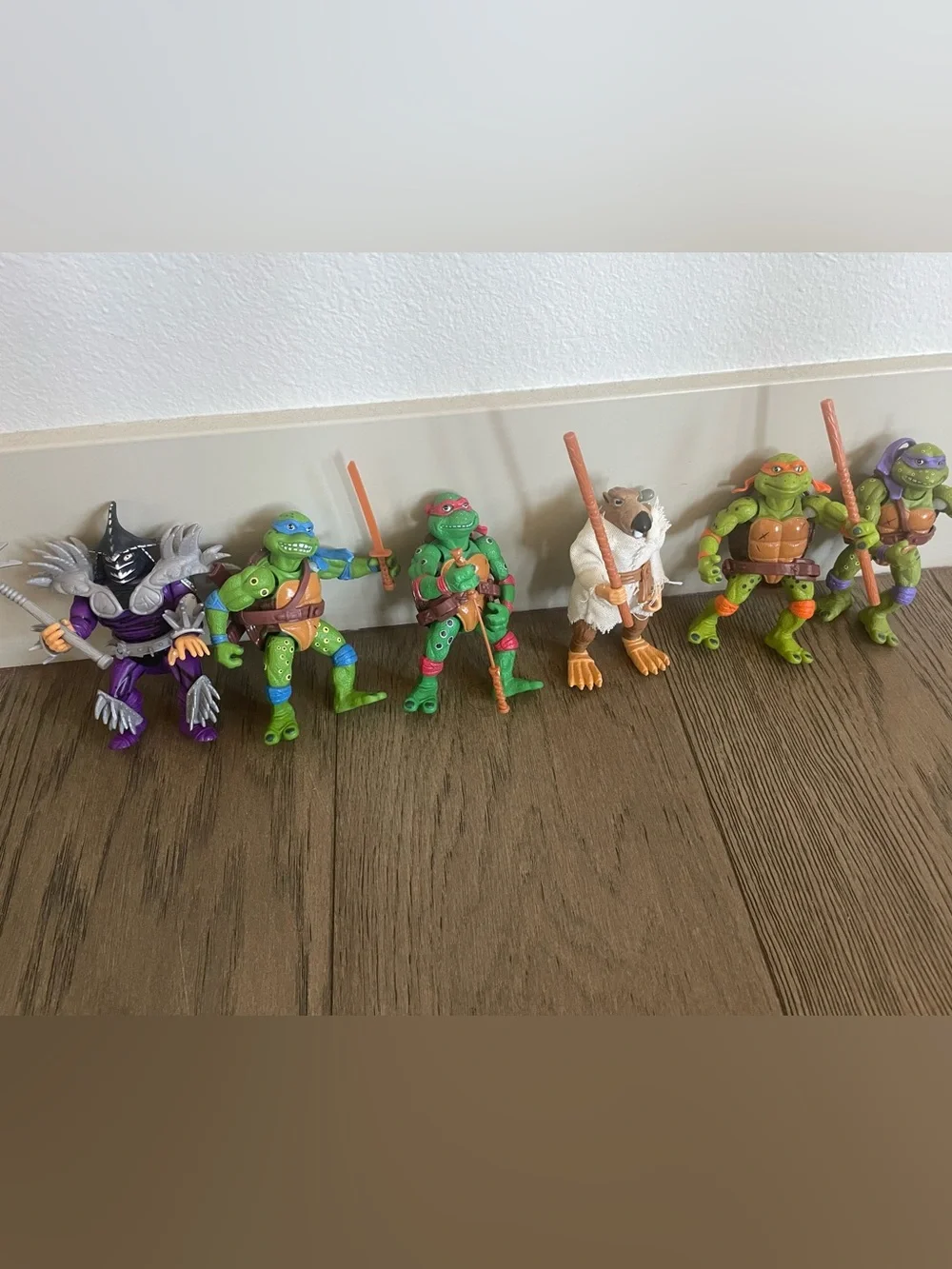 Teenage Mutant Ninja Turtles & Splinter Action Figures - Re-issued from 2020